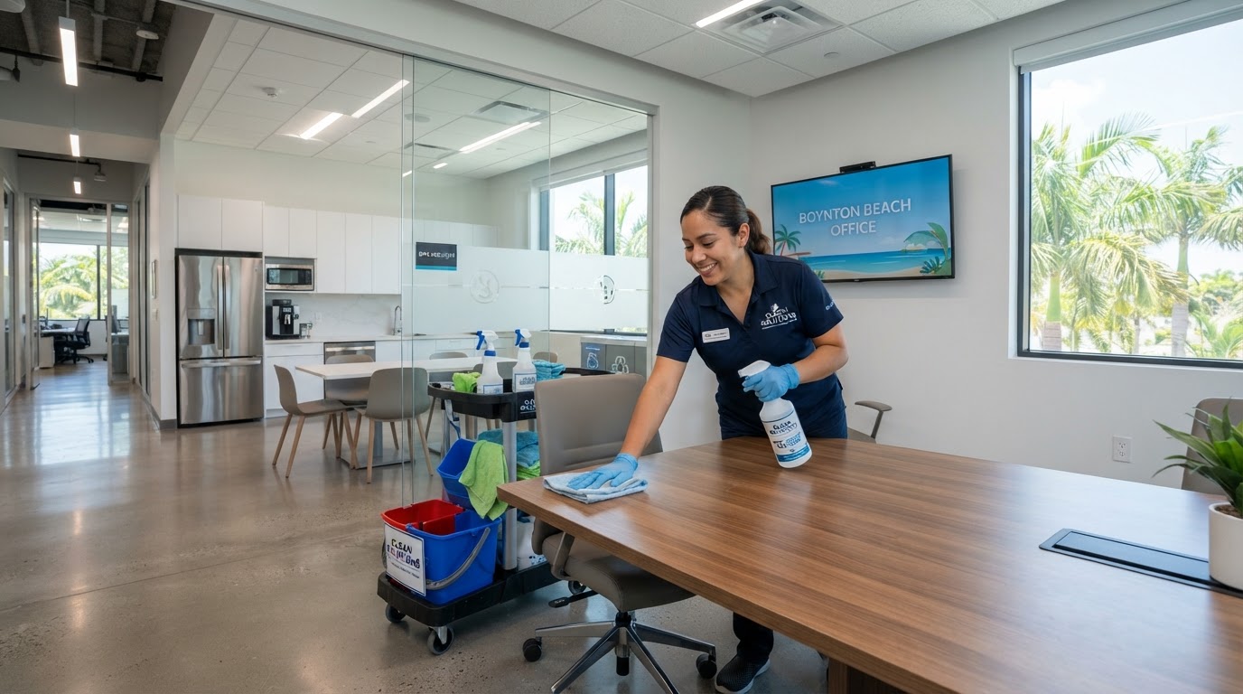 After-Hours Office Cleaning in Boynton Beach: No Disruption, Maximum Clean