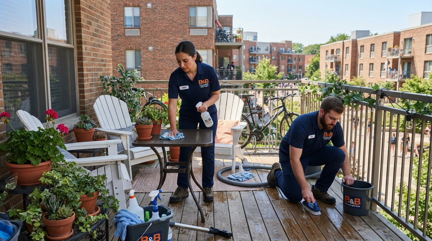 How to Clean and Maintain an Apartment Balcony in Gainesville
