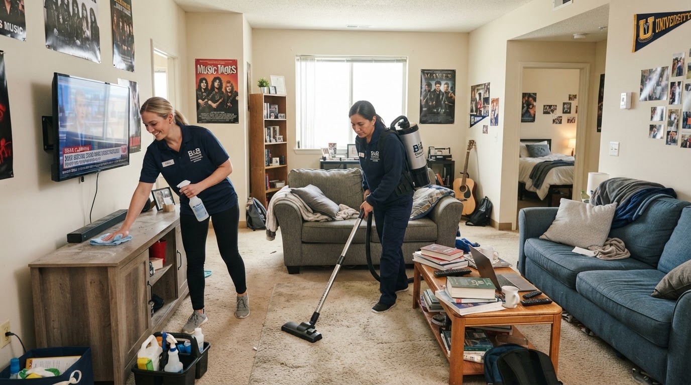How to Clean a Shared Living Room in a Gainesville College Apartment