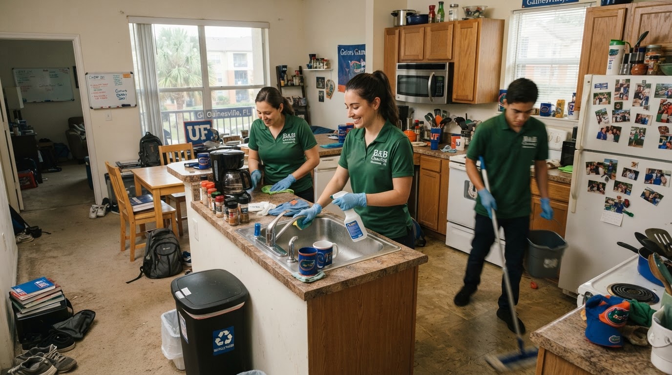 Affordable Student Apartment Cleaning Deals Near UF in Gainesville, FL