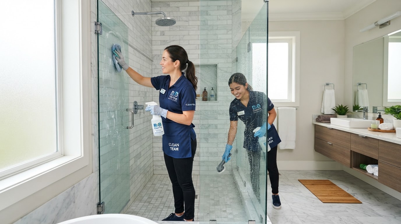 How to Clean Shower Glass and Tile Grout in Gainesville Bathrooms
