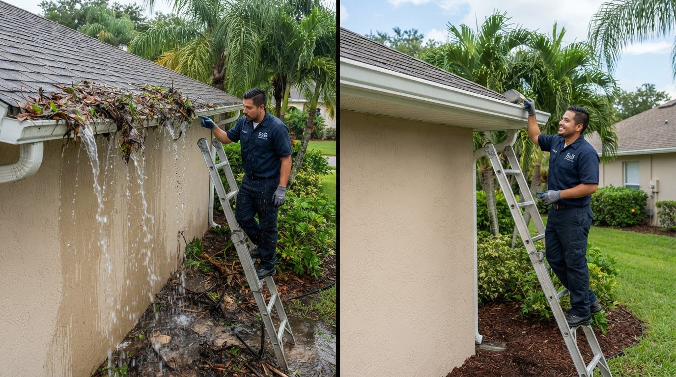 7 Signs Your Gainesville Home Needs Gutter Cleaning Right Now