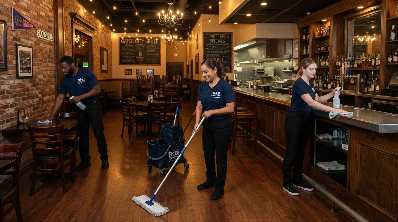 Restaurant Cleaning Checklist for Gainesville Dining Establishments