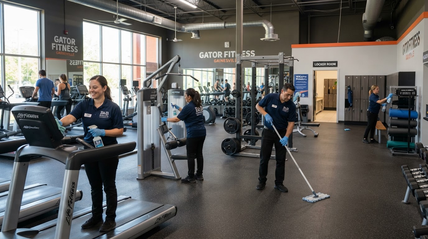 Gym and Fitness Center Cleaning Services in Gainesville, FL
