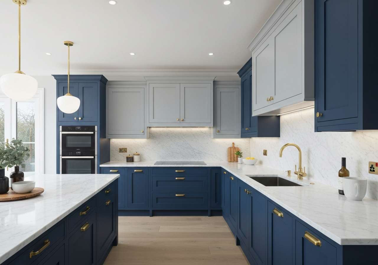 Bespoke Navy Kitchen
