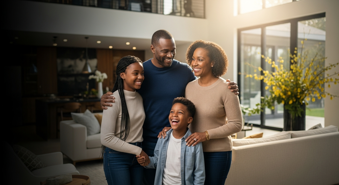 Happy family building wealth and financial security with Legacy Crusade