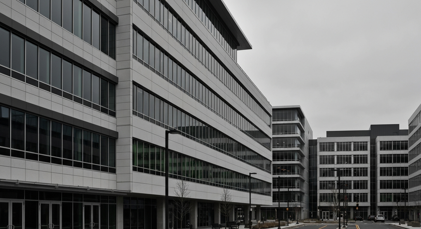 Massachusetts business district