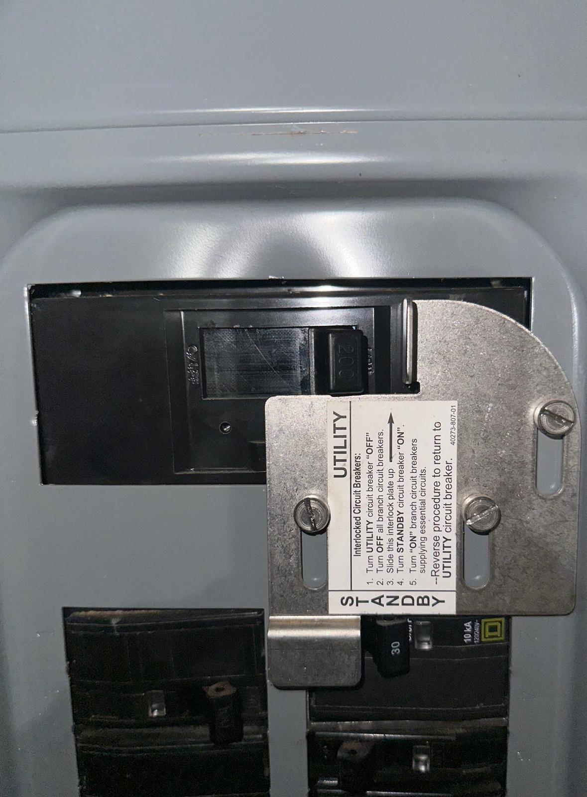 Electrical Main Breaker