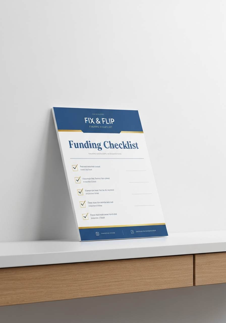 Fix & Flip Funding Checklist