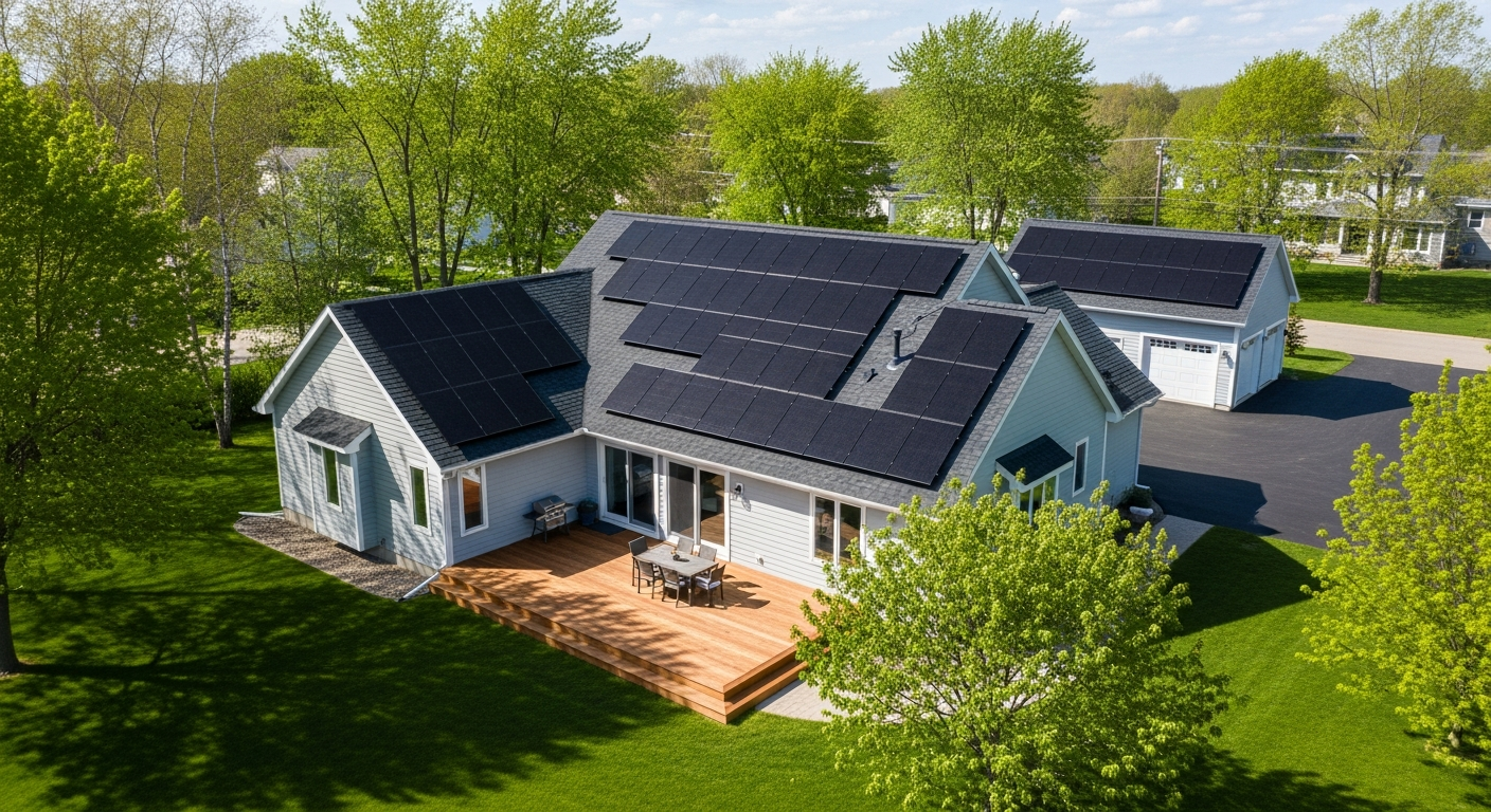 Solar panels texture