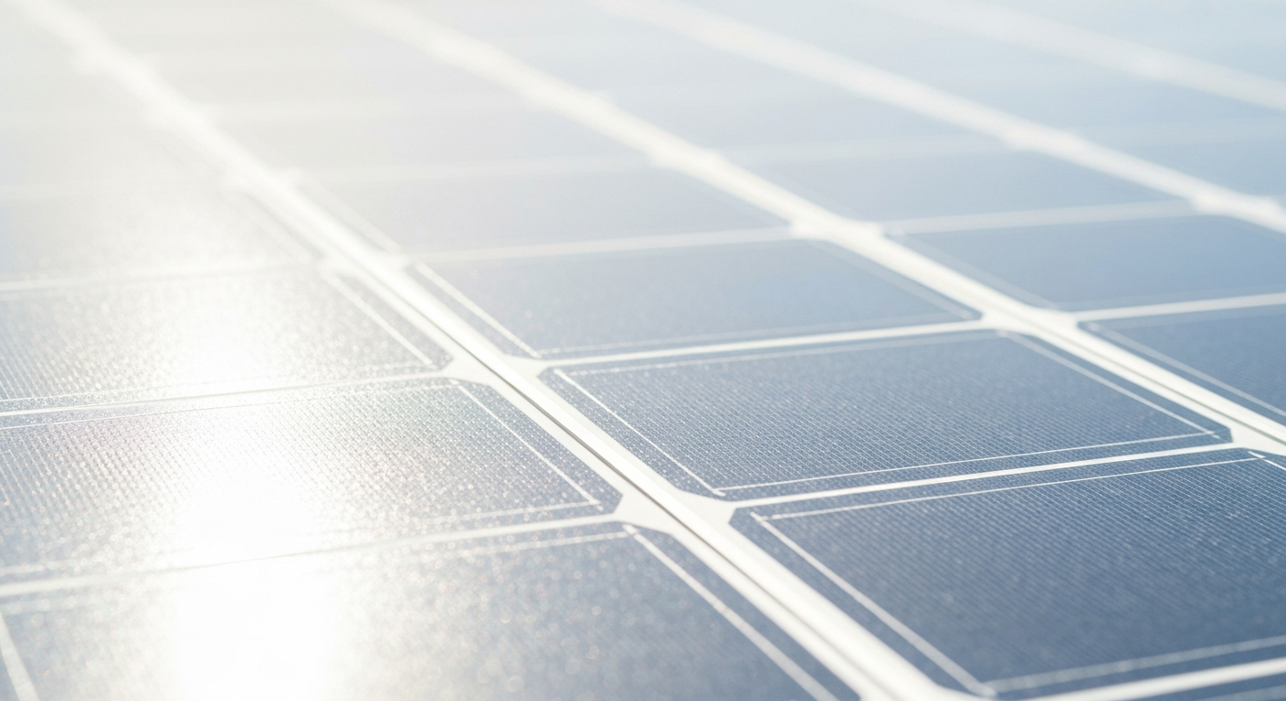 Solar panels background