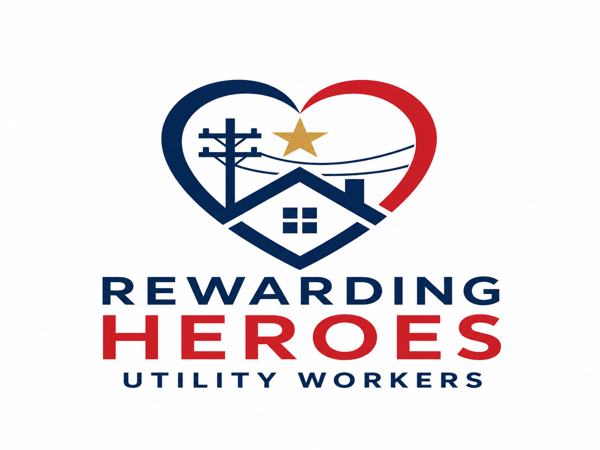 Rewarding Heroes program logo supporting utility workers, emphasizing community commitment in Phoenix Metro real estate services.