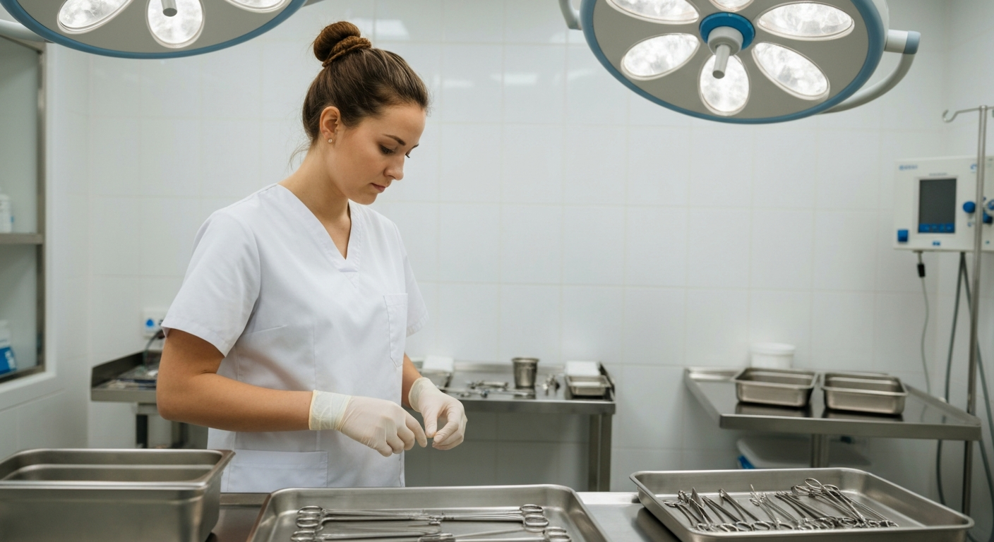 A rotina de um auxiliar veterinário em centro cirúrgico
