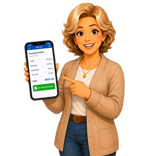 Customer Approving Estimate