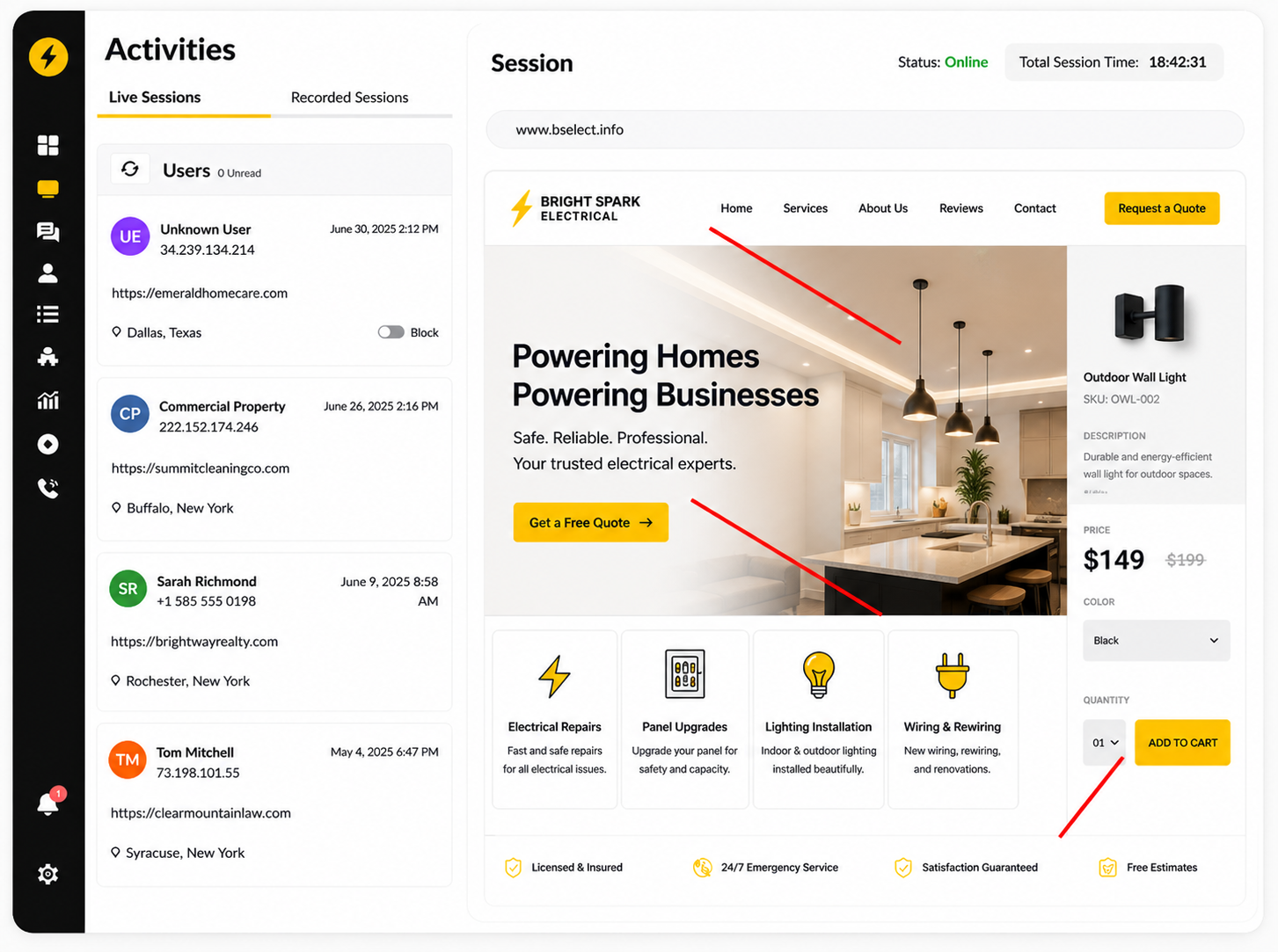 Live Navigation Tracking - BeeslyAI™ Live Feature