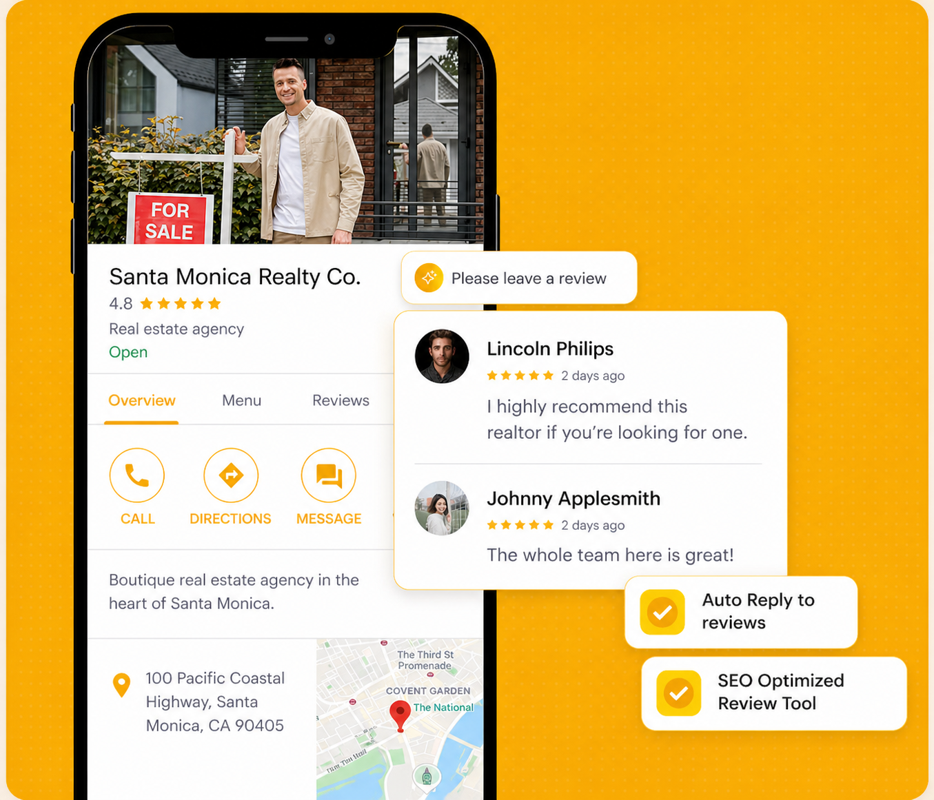 Get Keyword Optimized Google Reviews Regularly - BeeslyAI™ Search Feature