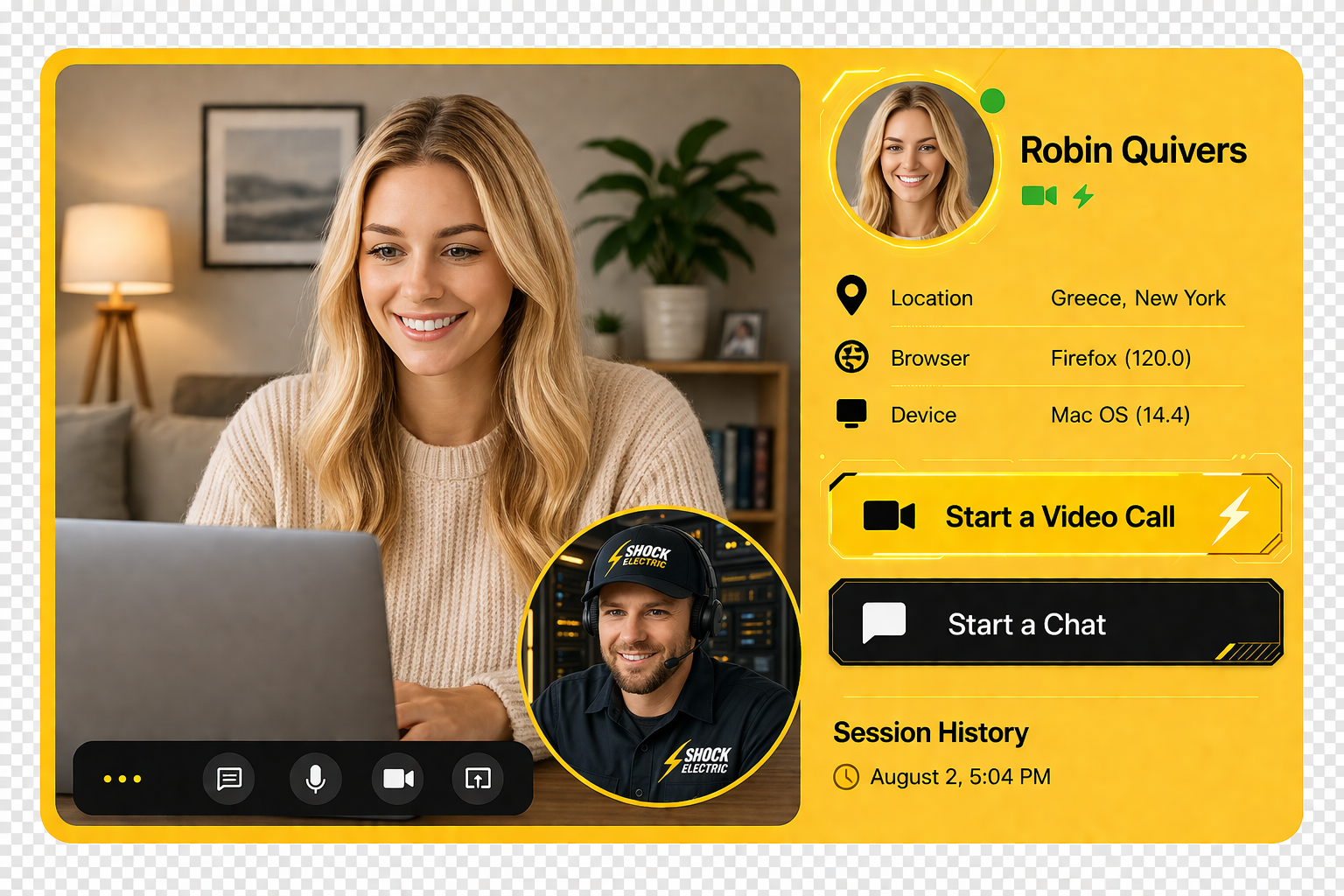 Live Video Calls - BeeslyAI™ Live Feature