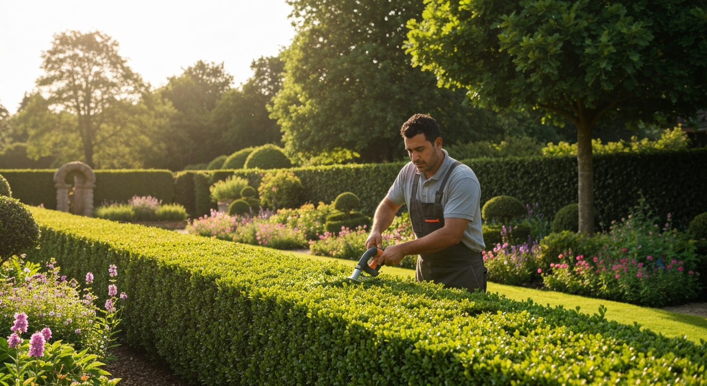 UK landscaped garden — professional pay monthly websites for landscapers and gardeners