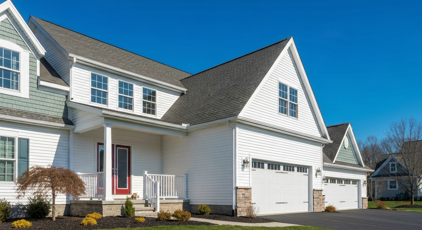 Premium siding installation before and after