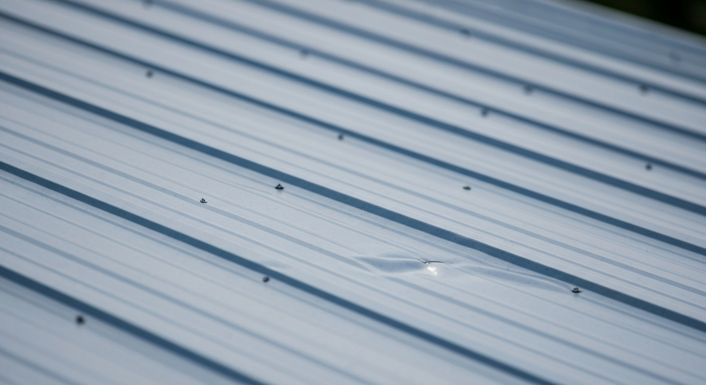 Metal Roof Hail Dents