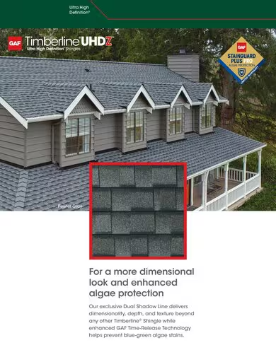 GAF Timberline UHDZ Dual Shadow Line