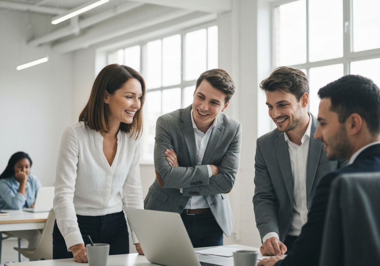 Team working together
