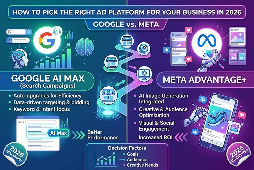 How to Pick the Right Ad Platform for Your Business in 2026: Google vs. Meta