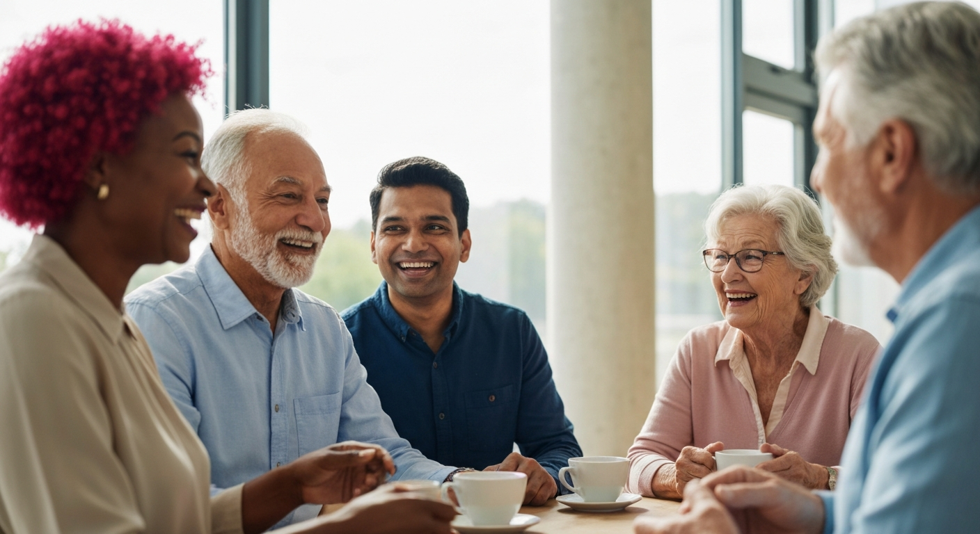 Seniors enjoying time together