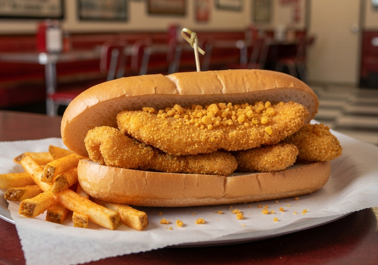 Catfish Po'Boy