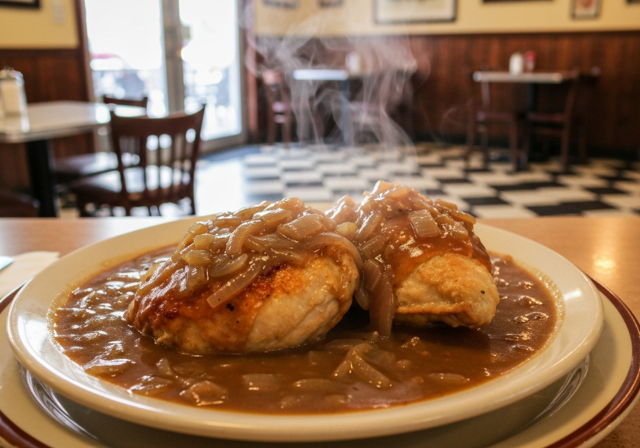 Smothered Chicken Dinner
