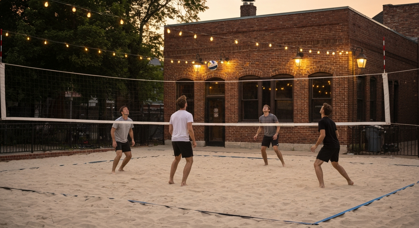 Sand volleyball at Casey's Tavern