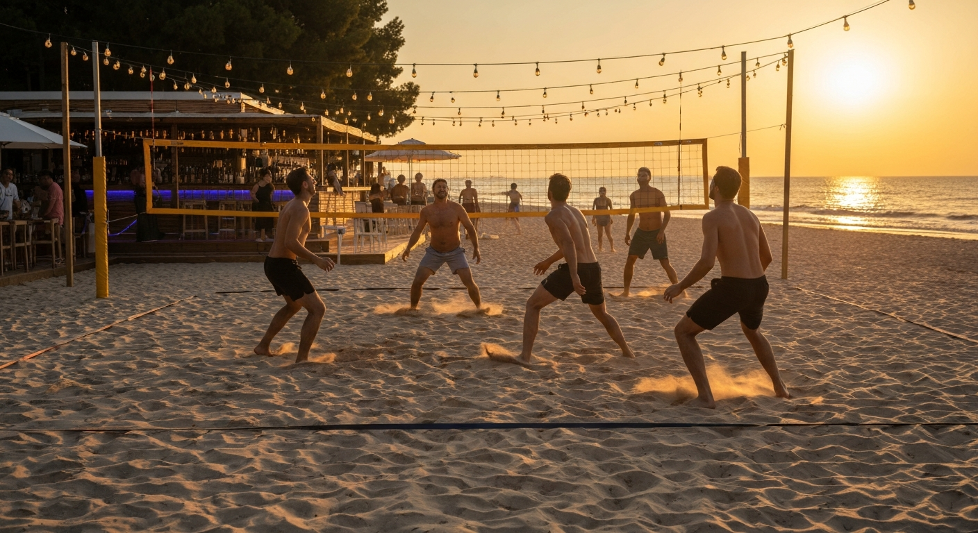 Sand volleyball at Casey's Tavern