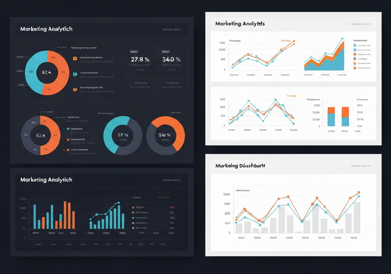 Marketing analytics dashboard