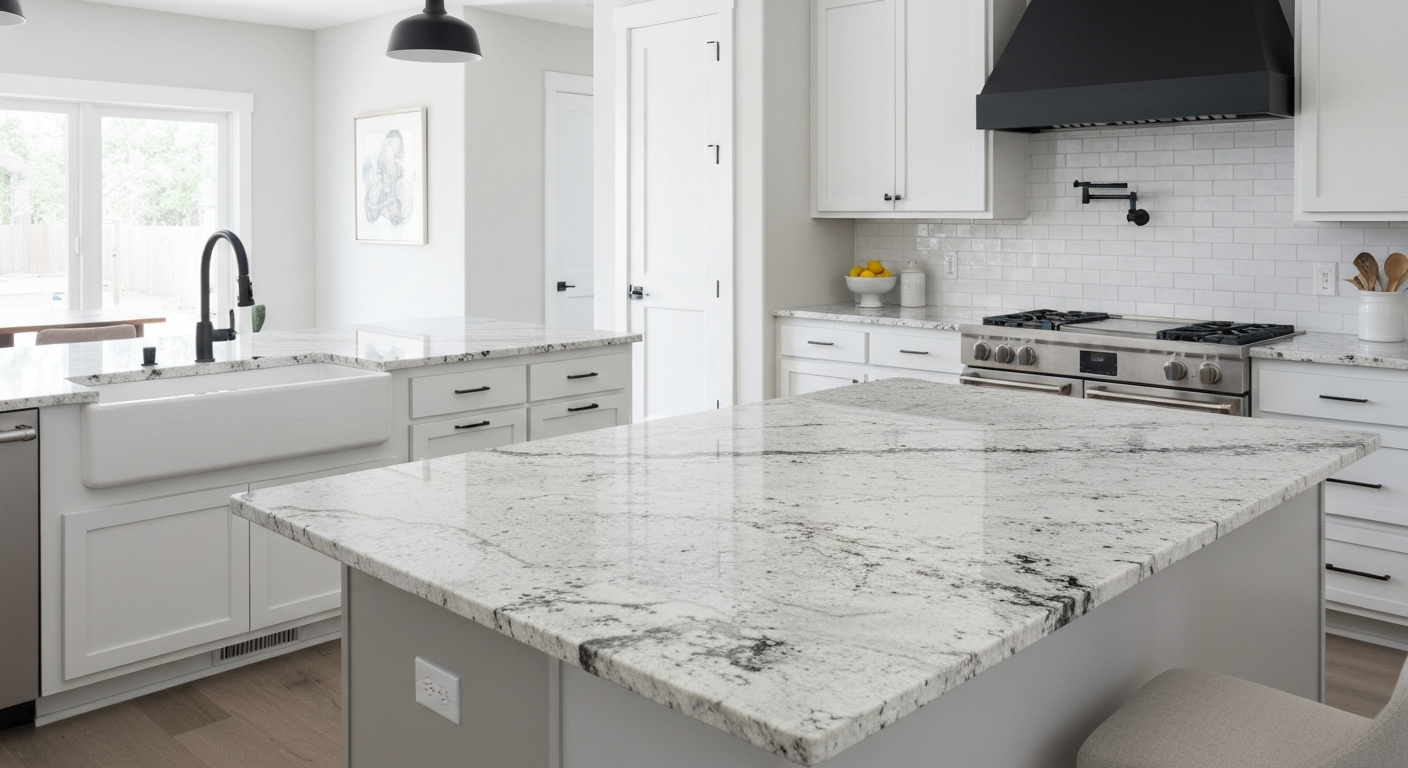 Colonial White Granite in Melbourne, FL
