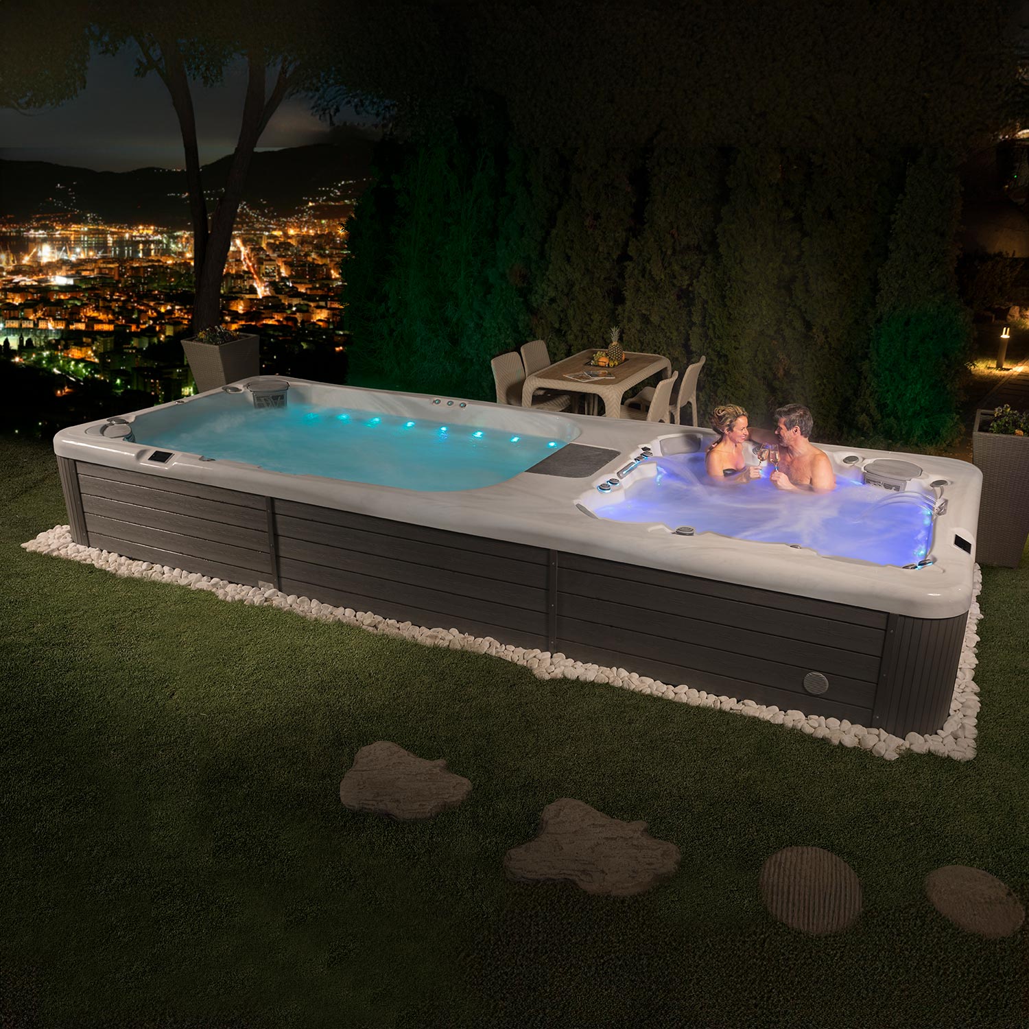 Rio Grande W-Flow Swim Spa alternate view