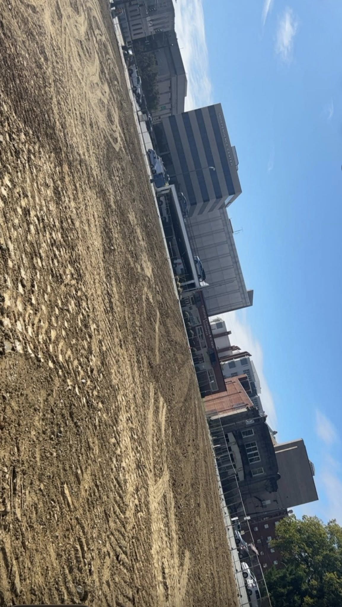 Equipment doing site prep and grading