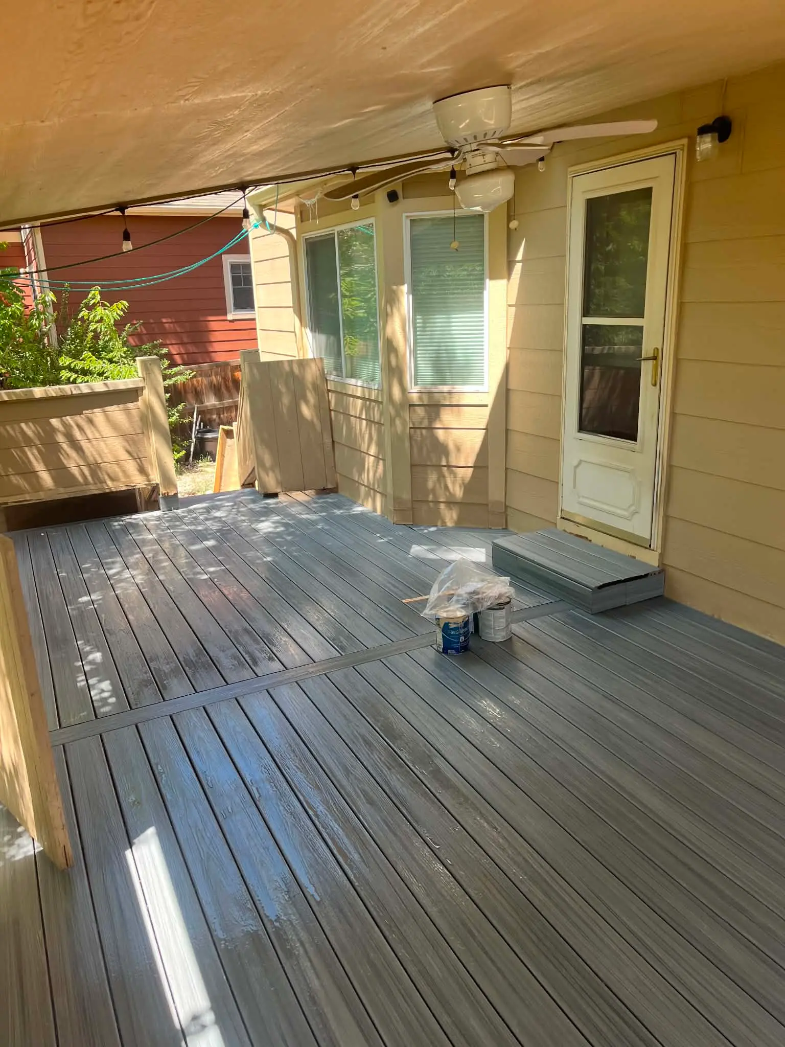 Deck refinishing project