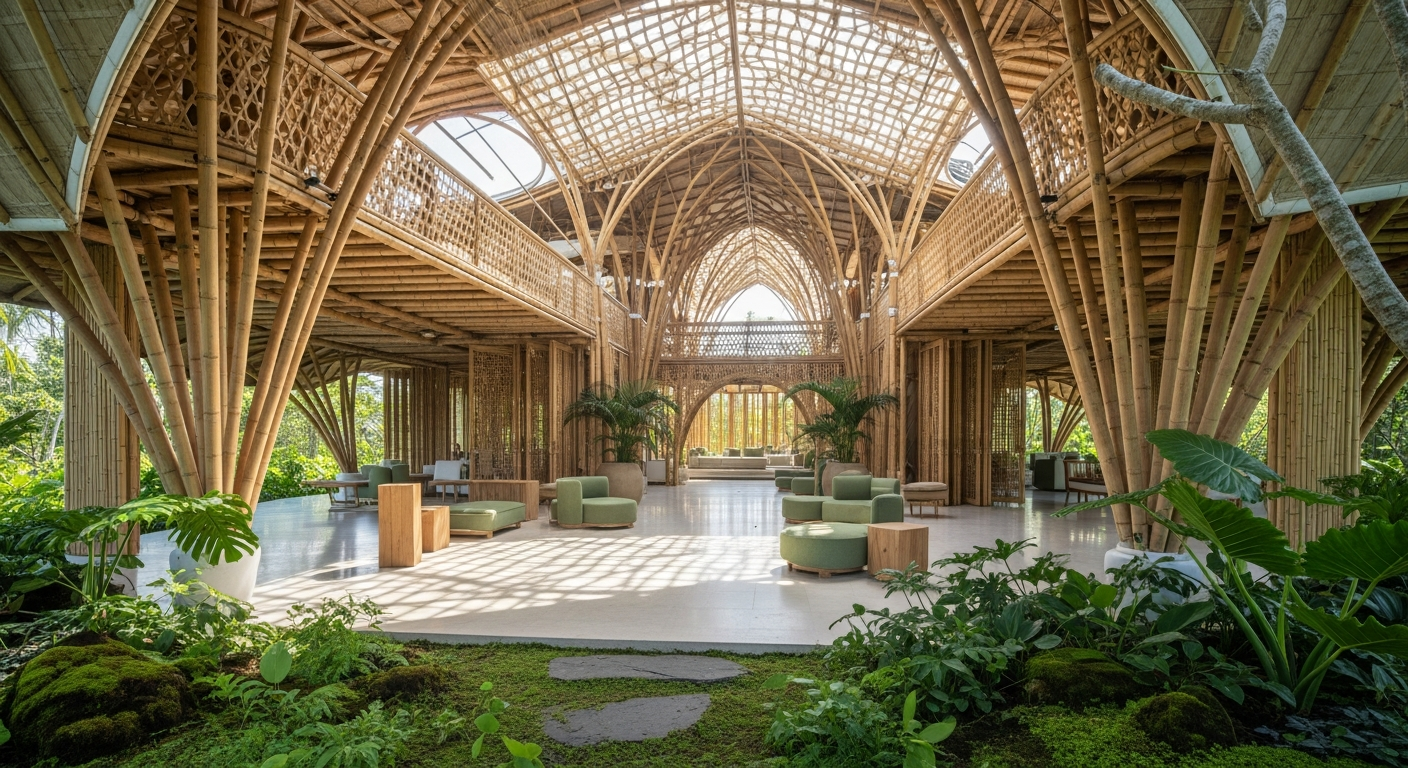 Monumental Bamboo Structure