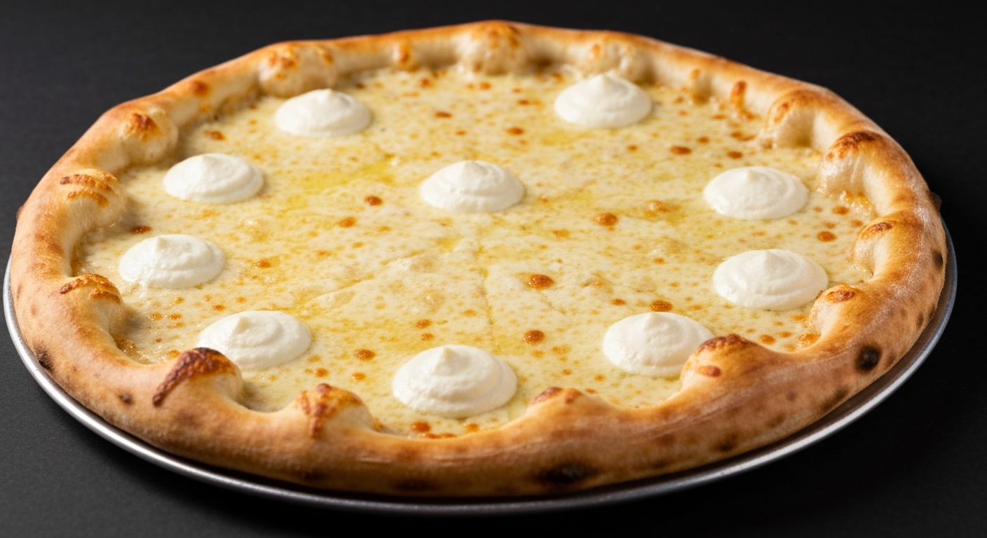 White Garlic Pizza
