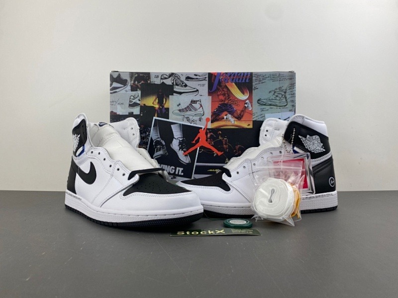 Air Jordan 1 High 'Fragment White/Black'