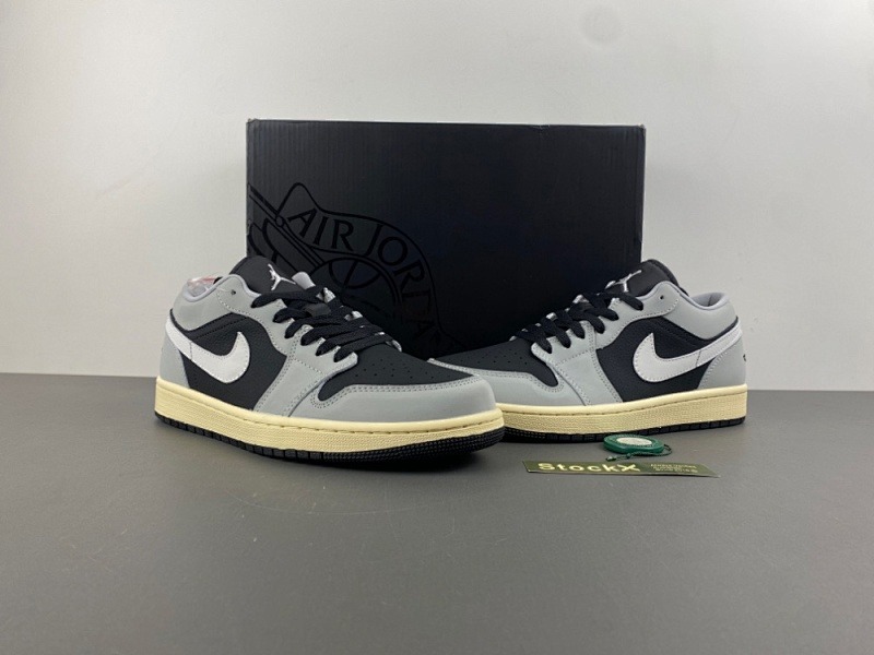 Air Jordan 1 Low 'Black/Grey/White'
