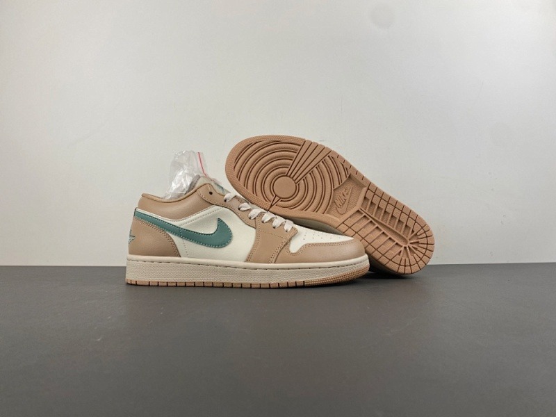 Air Jordan 1 Low 'Tan/Teal'