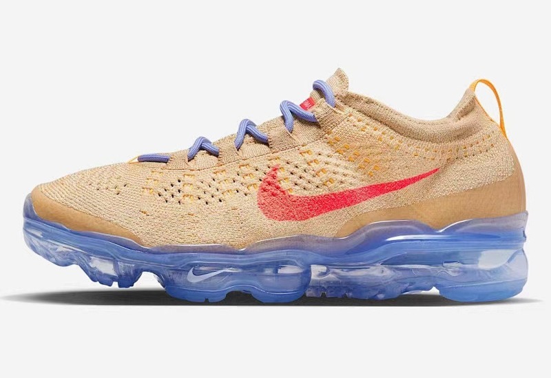 Nike Air VaporMax Flyknit 'Tan/Red'