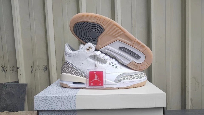 Air Jordan 3 'White/Grey'