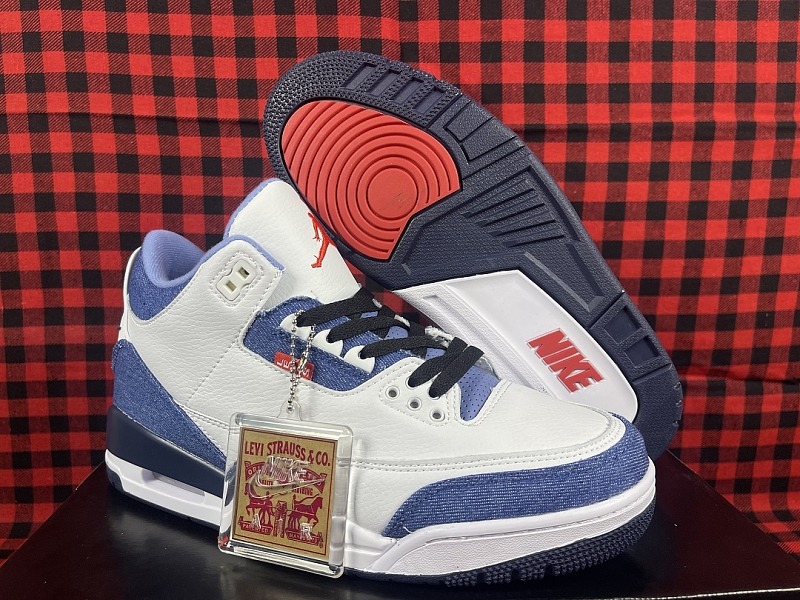 Air Jordan 3 x Levi's 'White Denim'