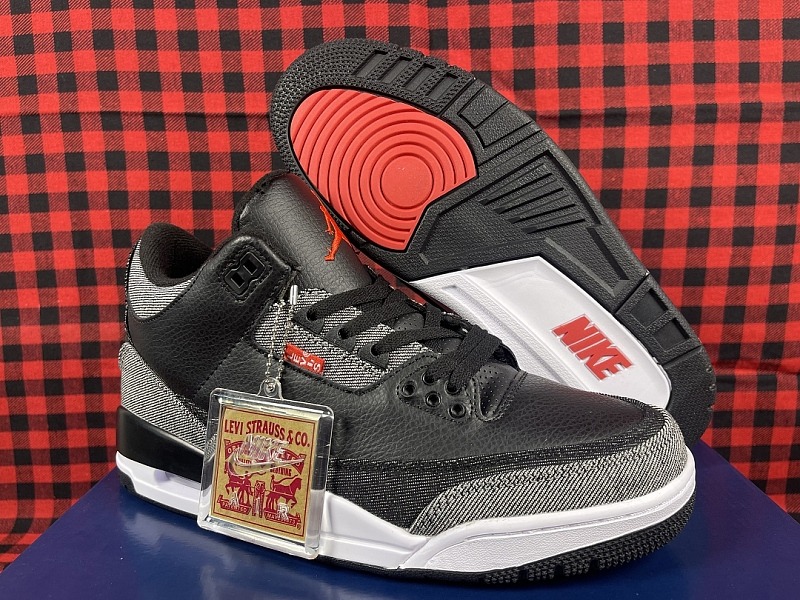 Air Jordan 3 x Levi's 'Black Denim'