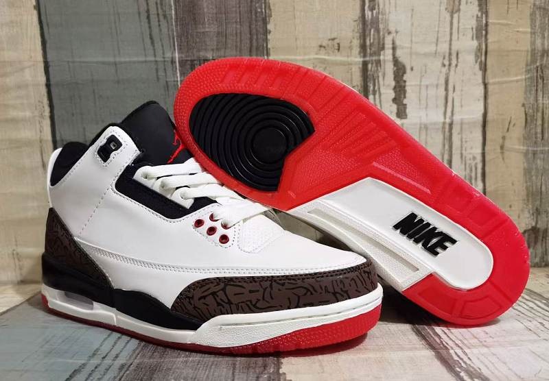 Air Jordan 3 'White/Black-Red'