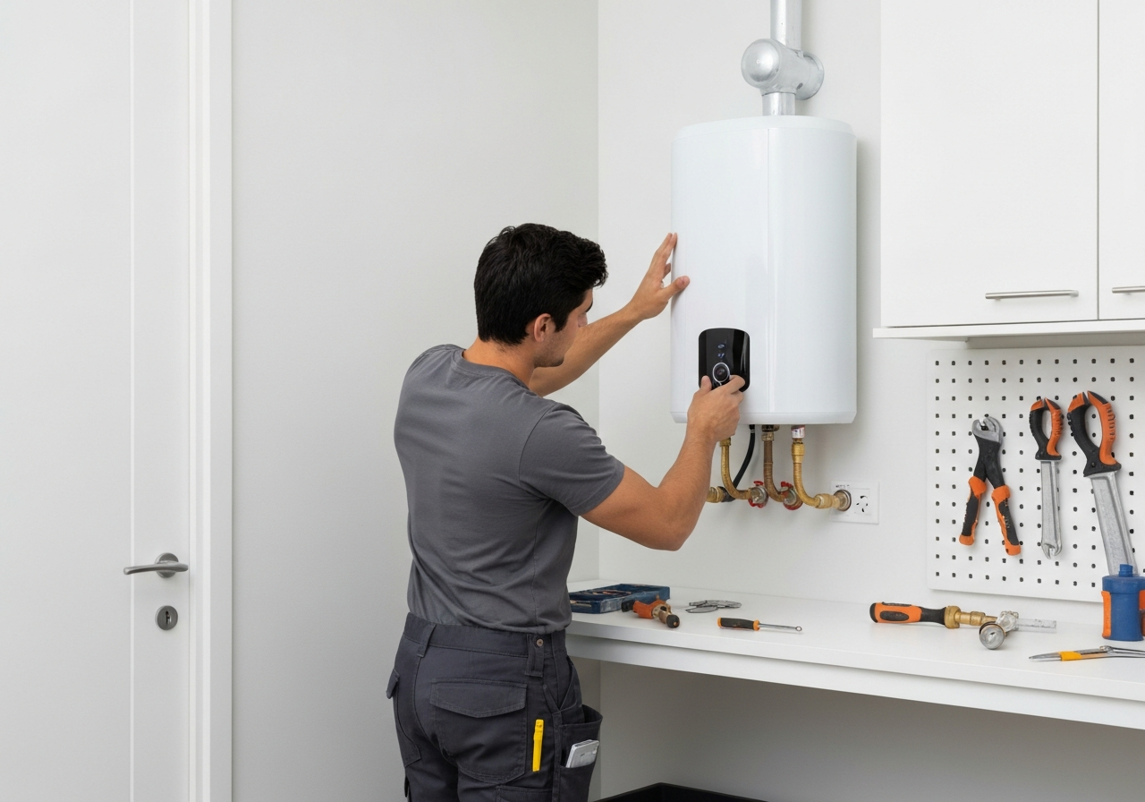 Water heater installation by LQC Plumbing