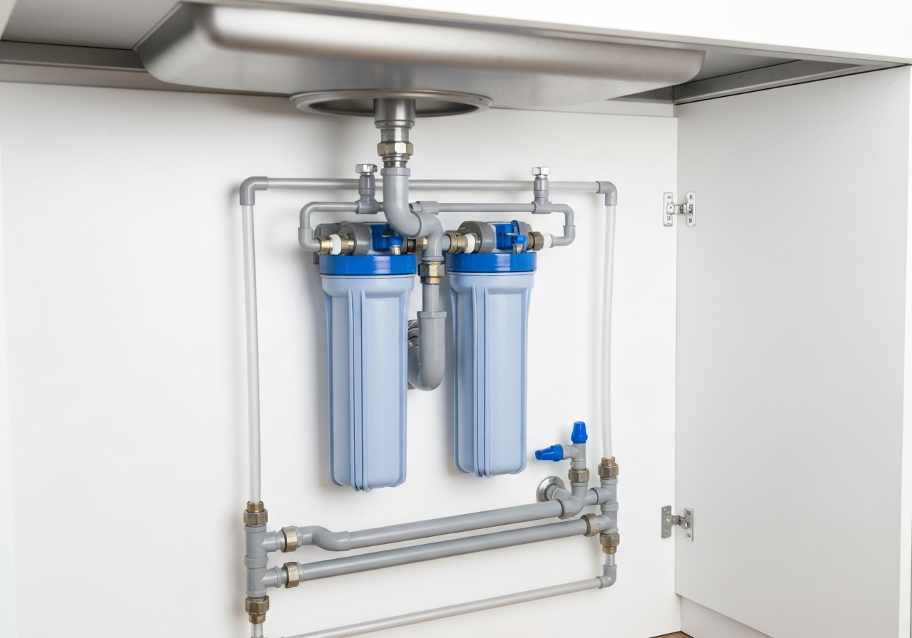 Water filtration system installation