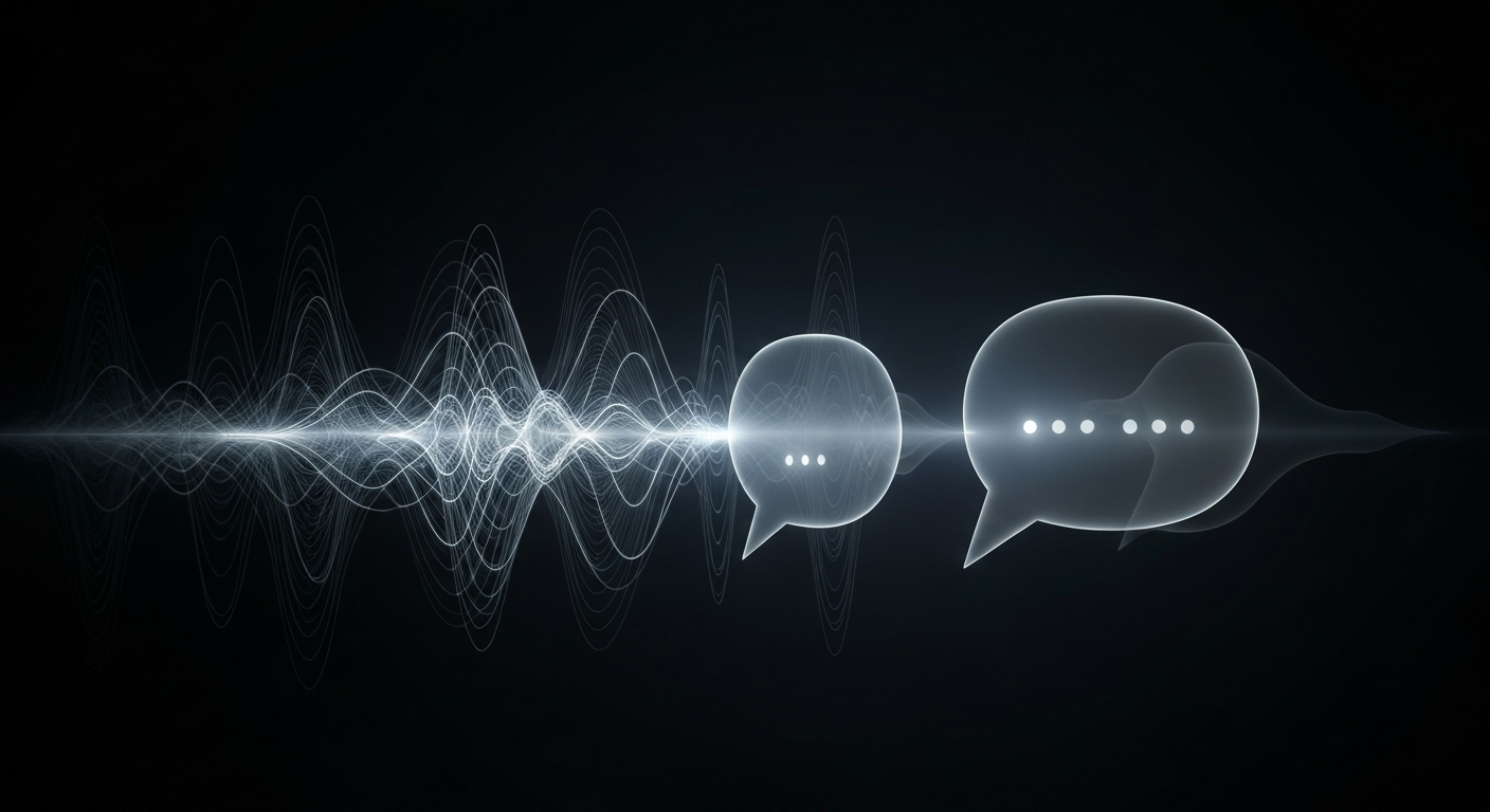 AI voice agent sound waves